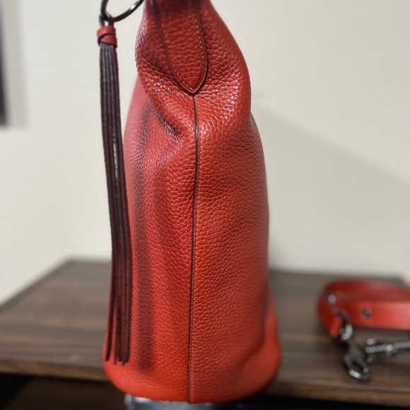 COACH 1941 GLOVETANNED PEBBLED LEATHER ORIGINAL Archive DUFFLE Chili EEUC - Picture 6 of 6